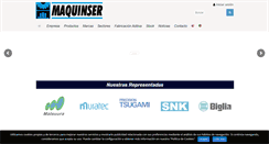 Desktop Screenshot of maquinser.com